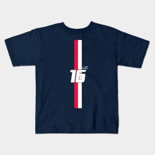 Charles Leclerc_Monacan Flag - F1 2023 Kids T-Shirt